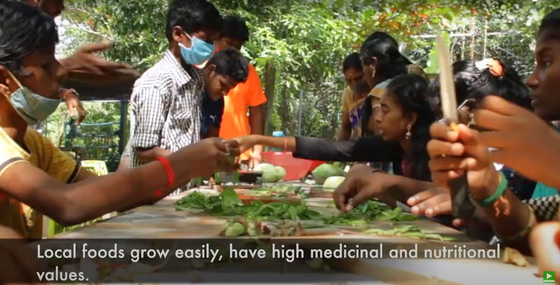 Local food celebration with Green Papaya